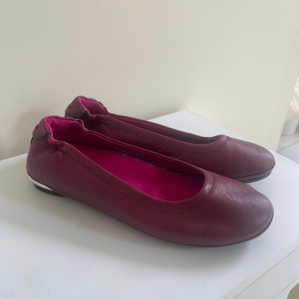 Soto Massini Milano Vegan Leather Orthotic Ballet Flats Sz 40 - Picture 5 of 16
